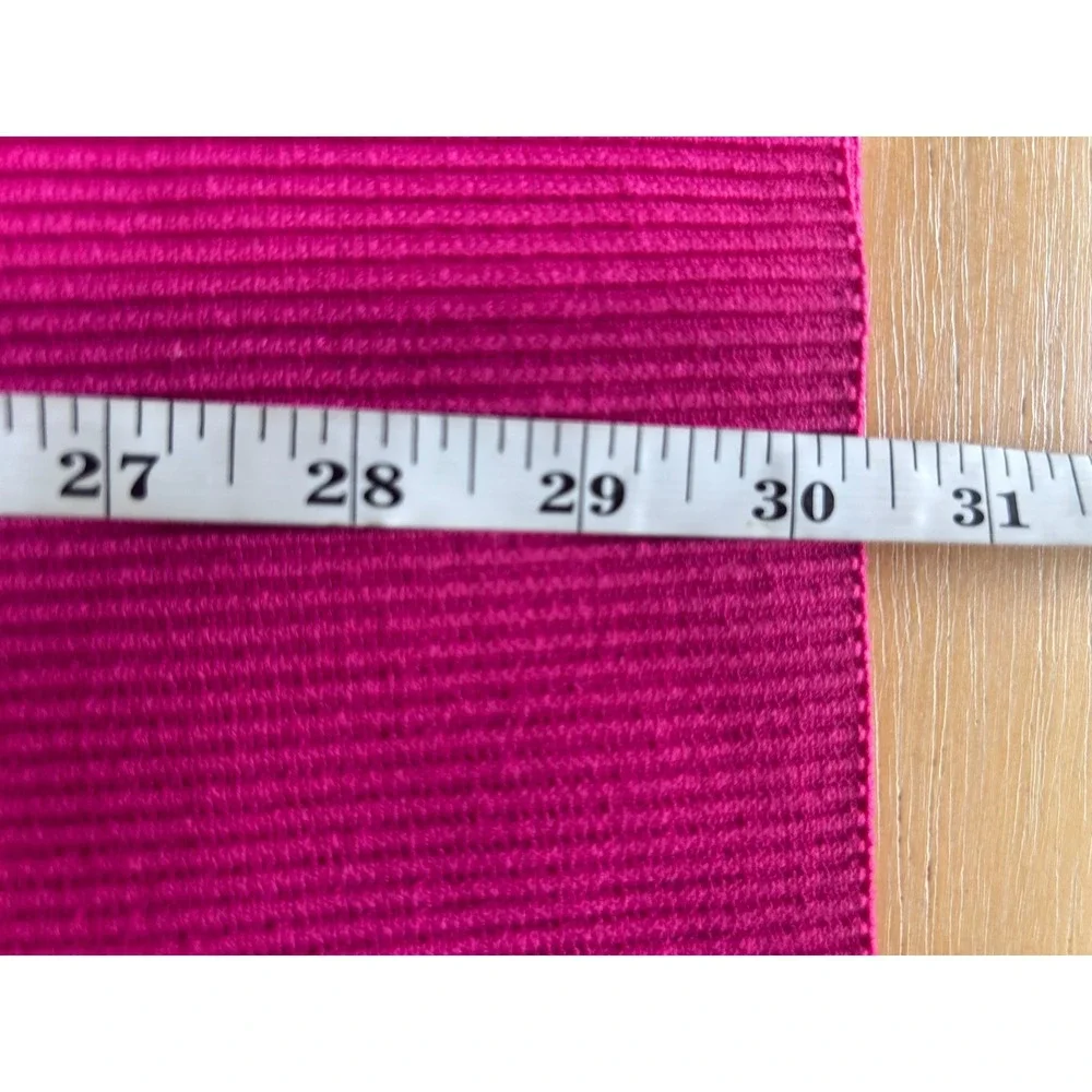 Aritzia Babaton Magenta Pink‎ Ribbed Collar Sleeveless Bodycon Dress Sz S Sculpt
